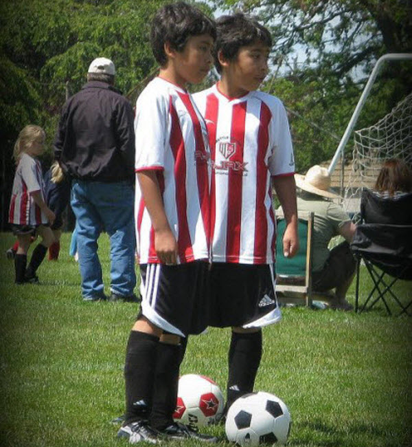 Soccer twins