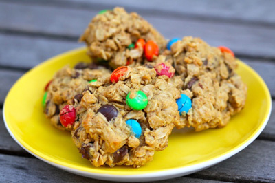 Gluten-free monster cookies by Cooking with My Kid