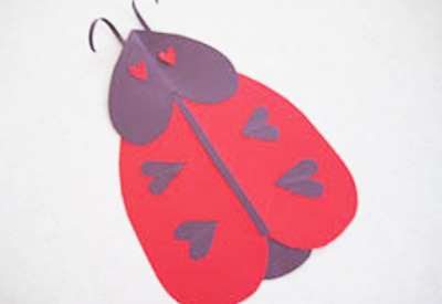Valentine's Day love bug cards by Make and Takes