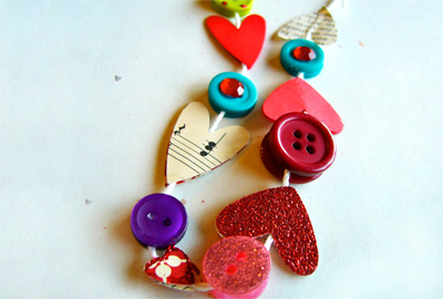 Valentine's Day heart strings by Little Birdie Secrets