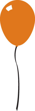 Orange balloon