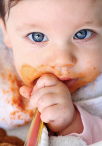 Starting baby on solid foods