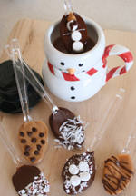 Chocolate covered spoons by Alphamom