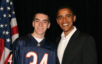 Eli and Barack Obama