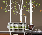 Spring trees and birds nursery vinyl wall decal by Etsy's Smiley Walls Spring trees and birds nursery vinyl wall decal by Etsy's Smiley Walls