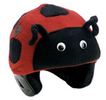 Tail Wags ladybug helmet