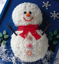 Snowman cake by Edible Crafts