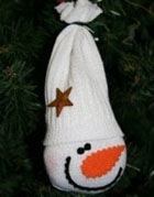 Homemade snowman Christmas ornament by Childmade