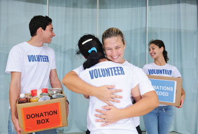 Teen volunteering benefits