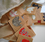 Eco-friendly matching memory game by Sarah Bain on Etsy
