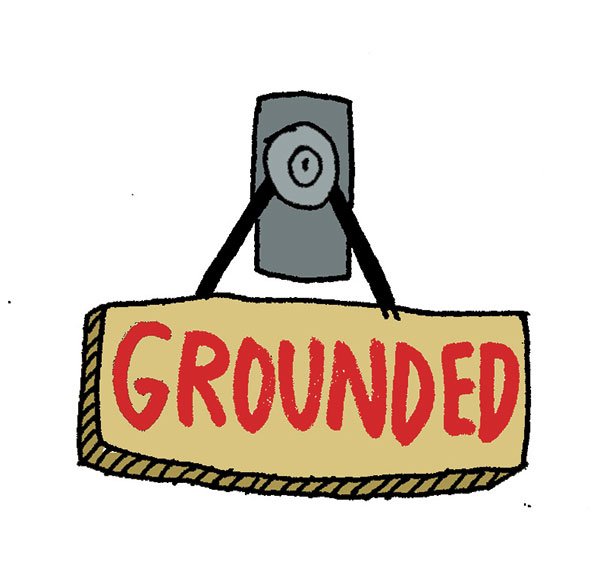 grounded sign by Allie Arnold Illustrations