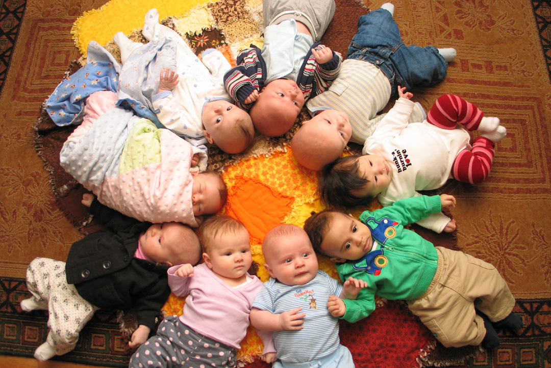 Original PEPS babies in a circle