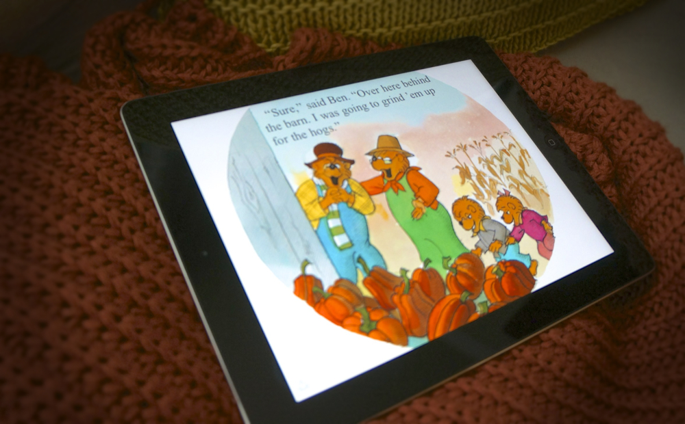 Storybook Apps Berenstein Bears iPad