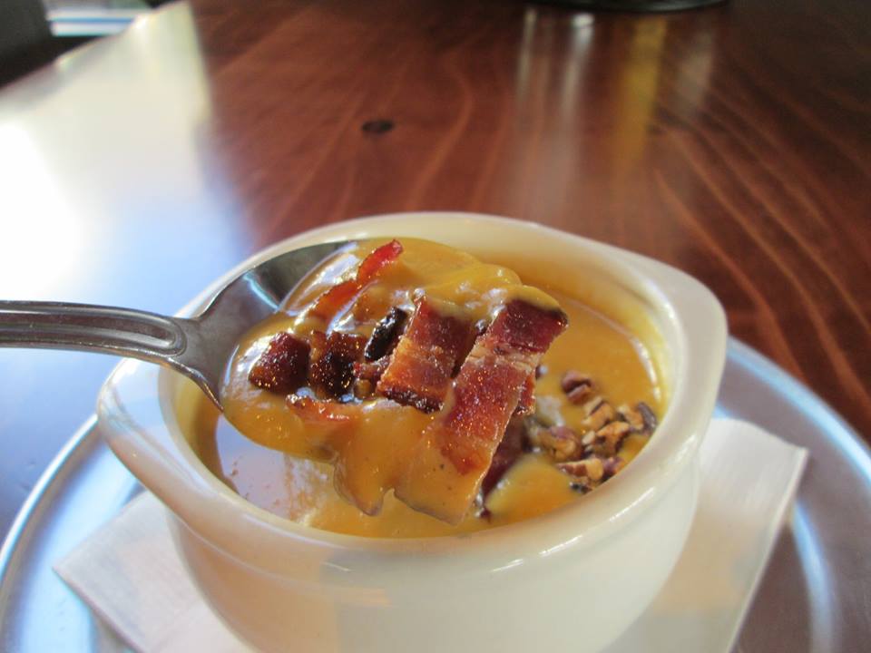 Butternut squash soup at Beardslee Public House. From Beardslee Facebook page