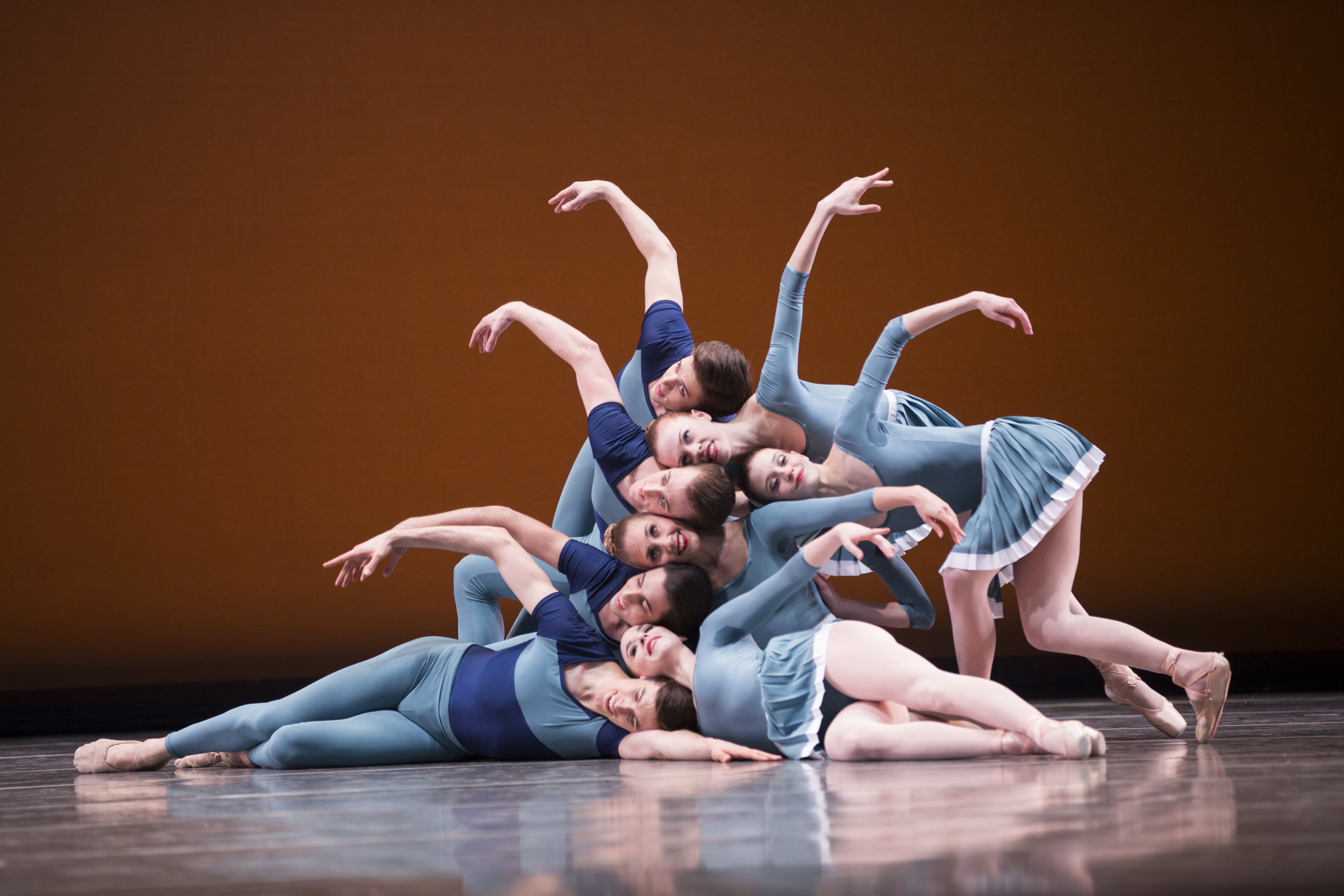PNB company dancers in Justin Peck’s 'Year of the Rabbit,' which PNB is presenting as part of 'Director's Choice.' Photo © Angela Sterling.