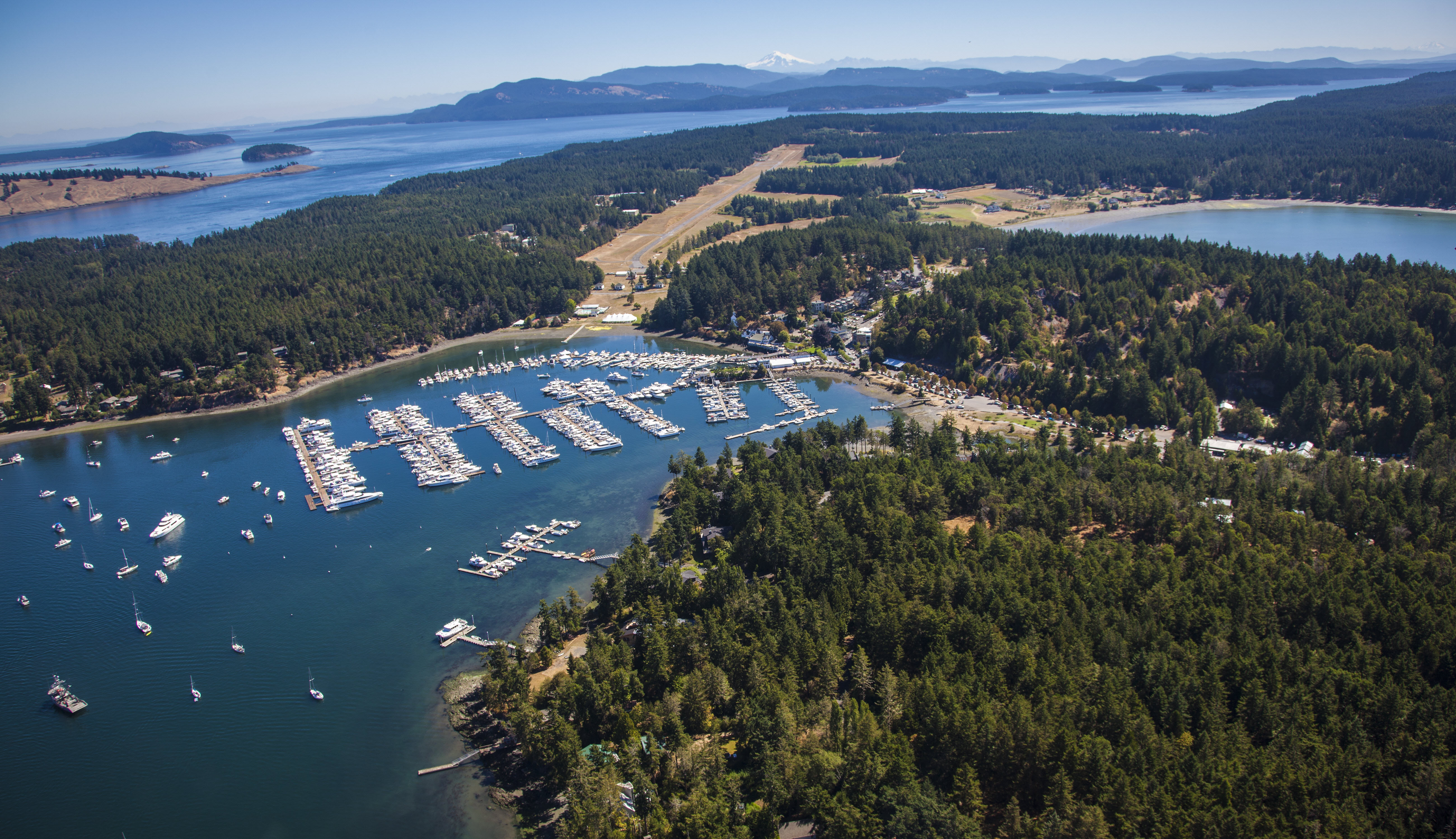 A view of Roche Harbor seen at Wings Over Washington