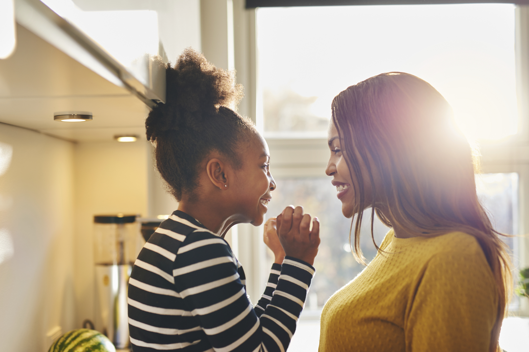 role model mom and daughter