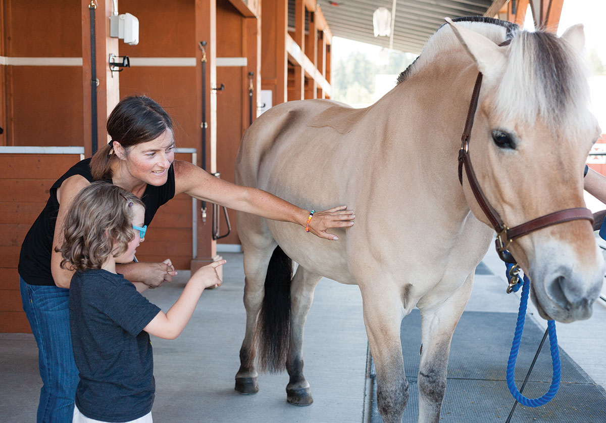 little bit horse lesson