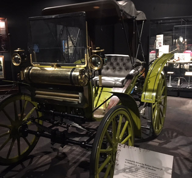 A prop from a Sherlock movie set