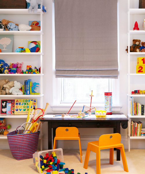 children's shelves and storage