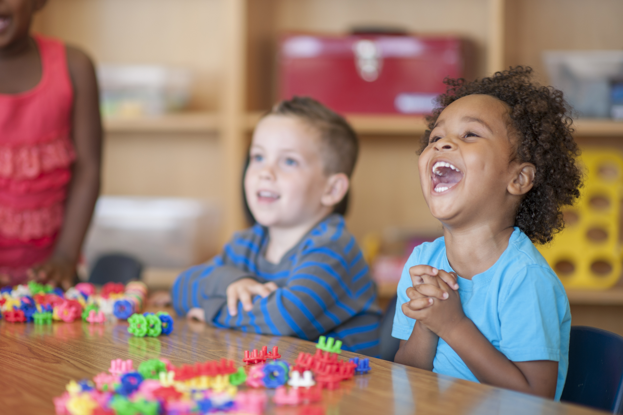 Two children at playtime