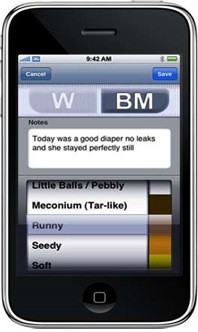 Baby Tracker iPhone app