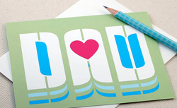 Father's Day card from Oh Geez! Design on Etsy