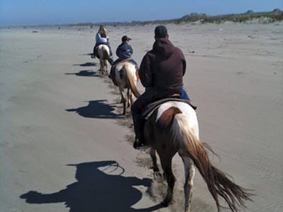 Beach horseback riding
