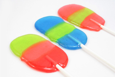 Homemade lollipops by The Decorated Cookie
