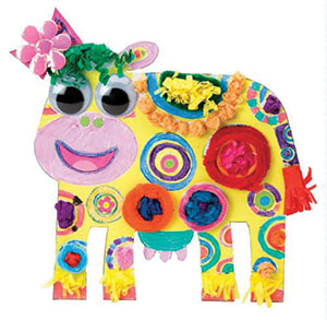 Cow made from My Giant Busy Box