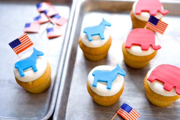 Bi-partisan cupcakes