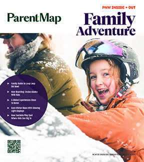 ParentMap's Winter Adventure 2025 magazine cover