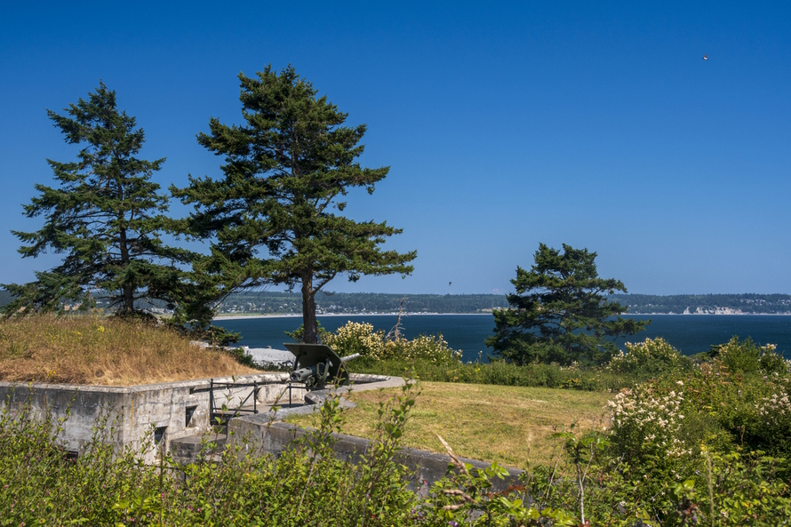 "Fort Casey on a beautiful sunny day"