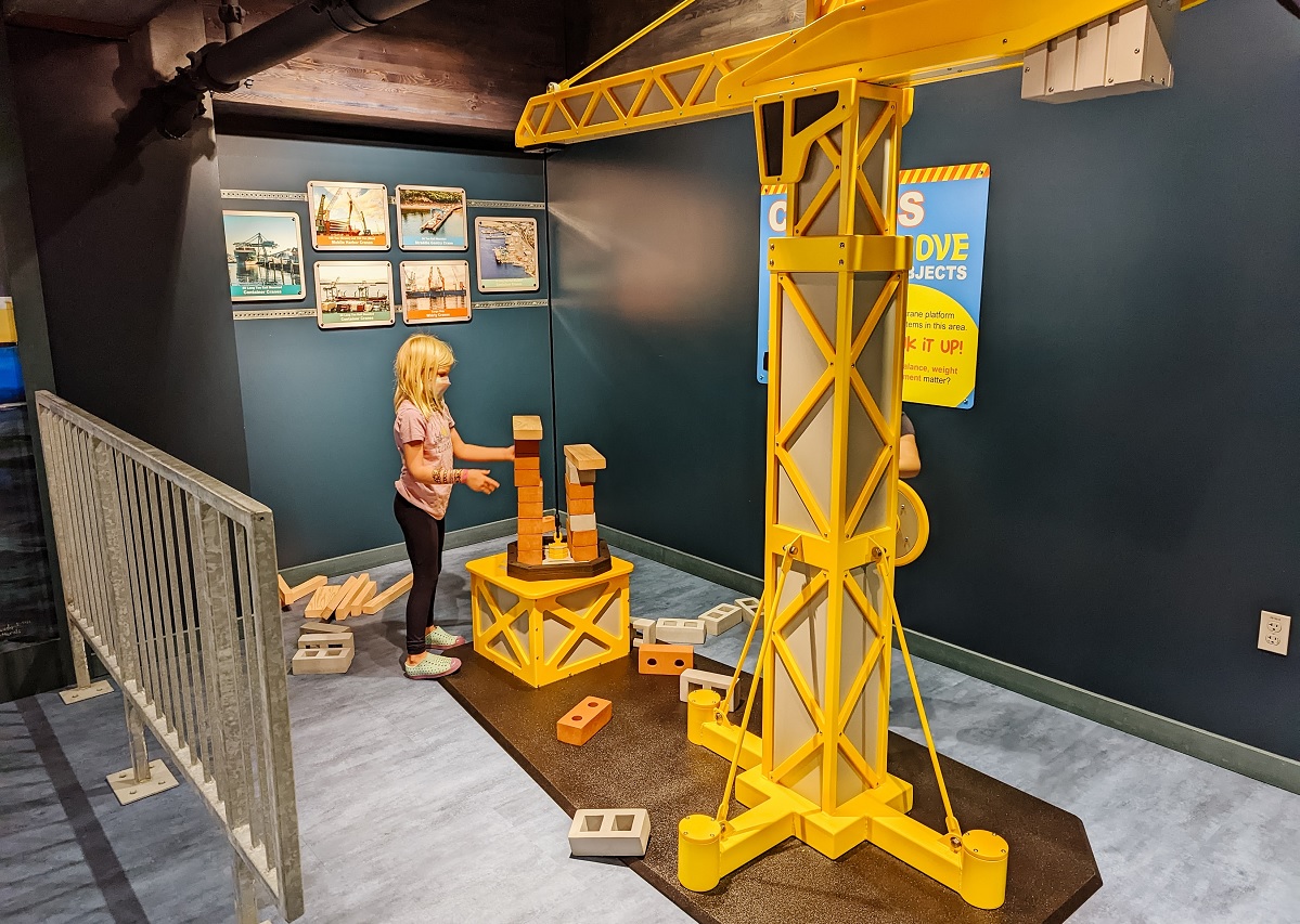Play crane at newly expanded Imagine Children's Museum