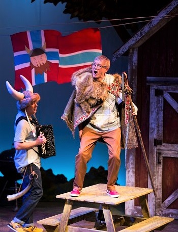 Kevin Kling and Rob Witmer perform in Seattle Children's Theatre's The Best Summer Ever! 2022