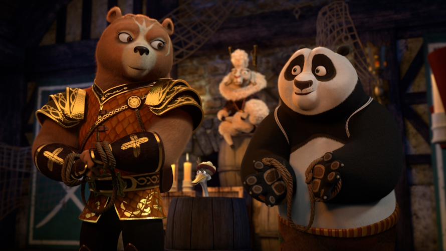 "An image from Kung Fu Panda: The Dragon Knight, season 3"