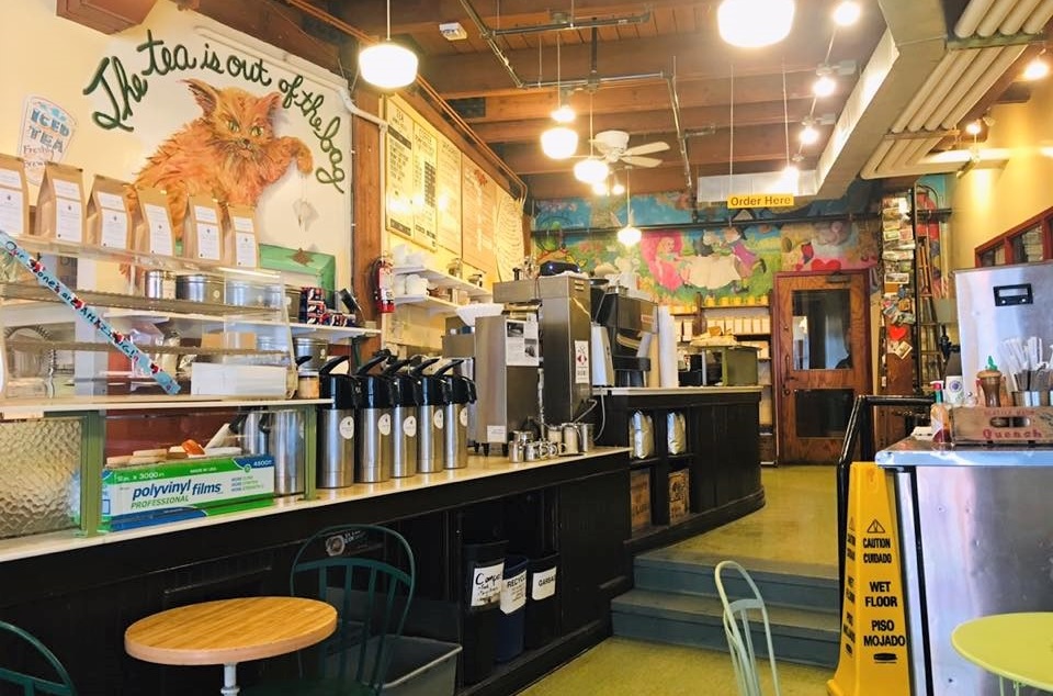View of the interior of The Crumpet Shop at Seattle’s Pike Place Market family day itinerary breakfast first