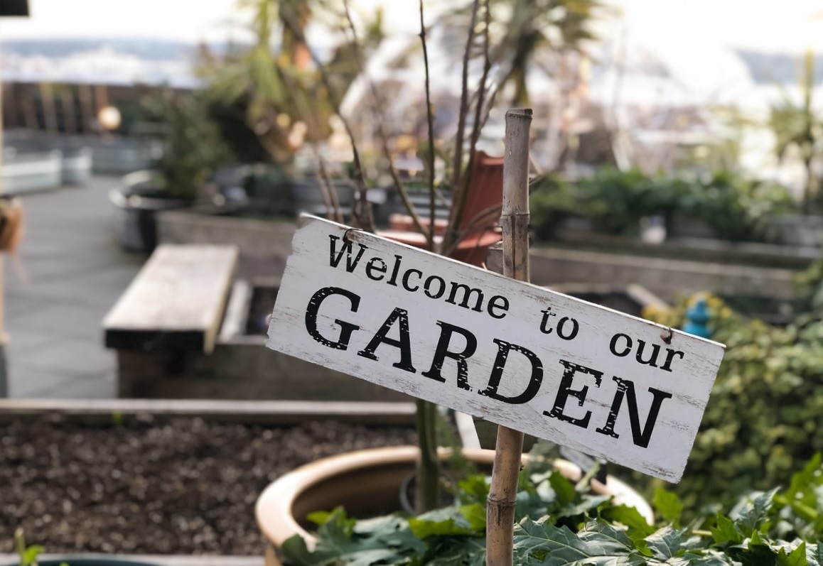 Sign for Pike Place Market’s secret garden