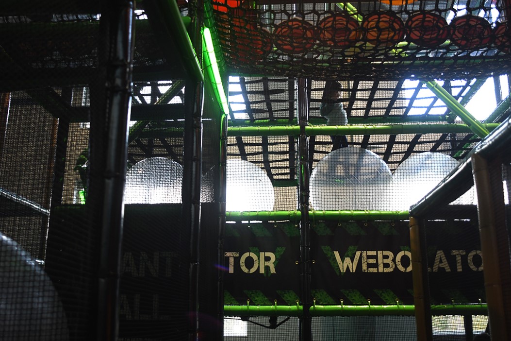 The Webolator climbing gym at The Ridge Activity Center in Bothell, Wash., near Seattle