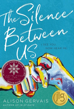 "The Silence Between Us book cover books with deaf characters"