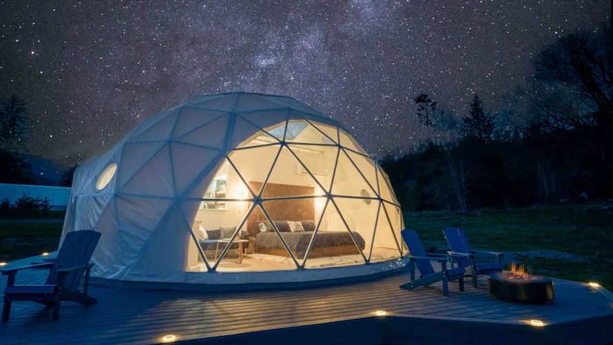"The Stargazer Dome is a unique Airnbn"