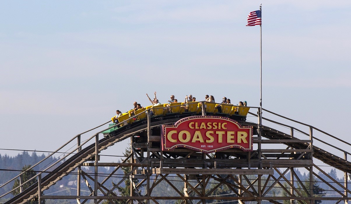 Washington State Fair ride Classic Coaster