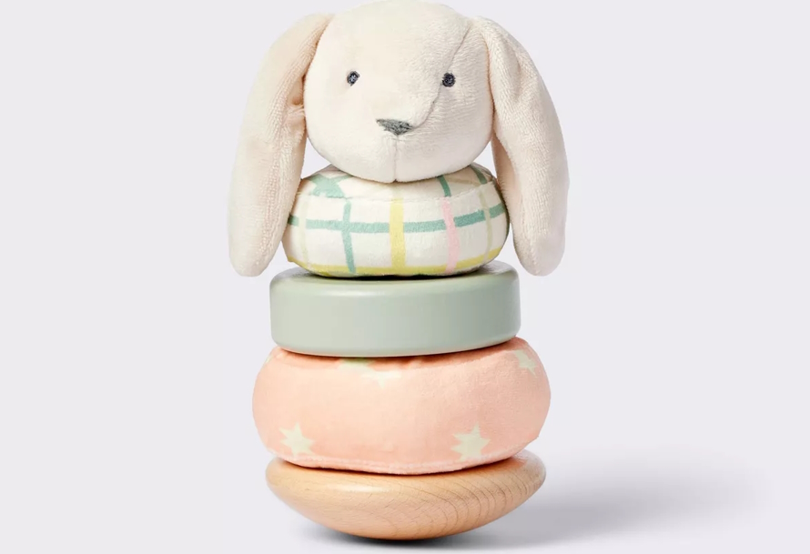 Easter bunny stacking toy "