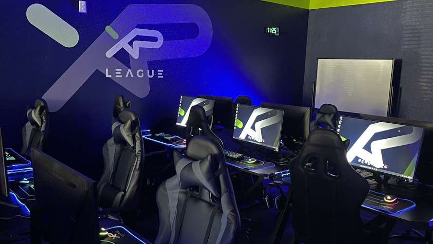 "XP league computers and chairs"