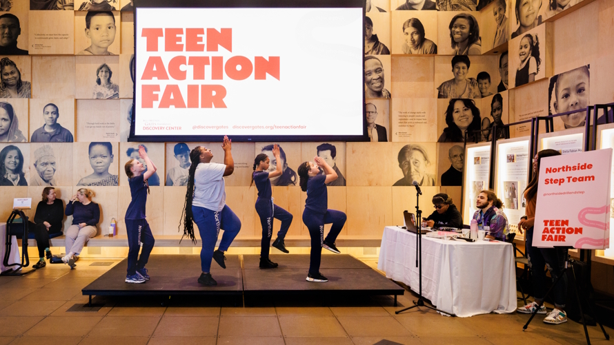 Dancers at the Teen Action Fair
