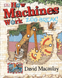 "How Machines Work book cover science books for kids"