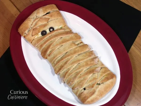 "Mummy calzone by Curious Cuisiniere"