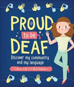 "Proud to be deaf book cover books with deaf characters"