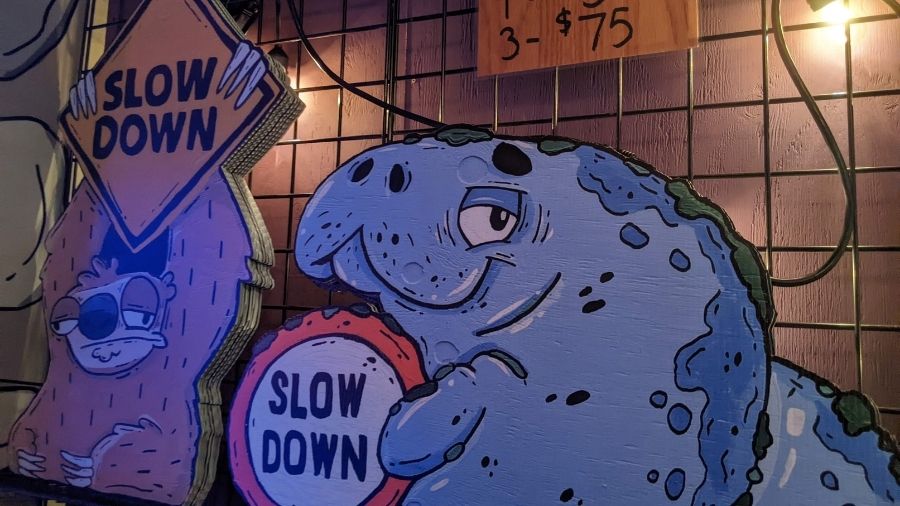 Classic Slowdown Signs