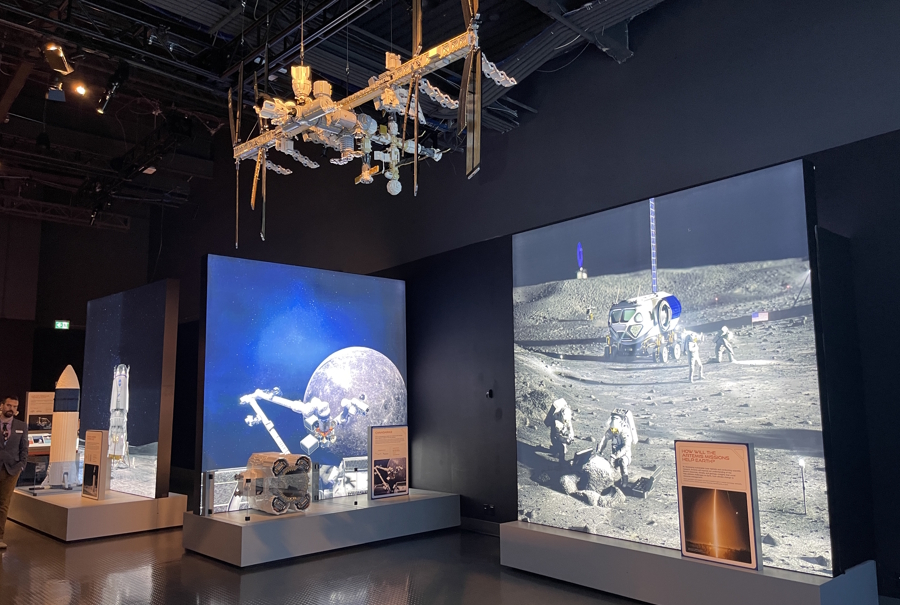 Artemis Adventure Lego Brick exhibit